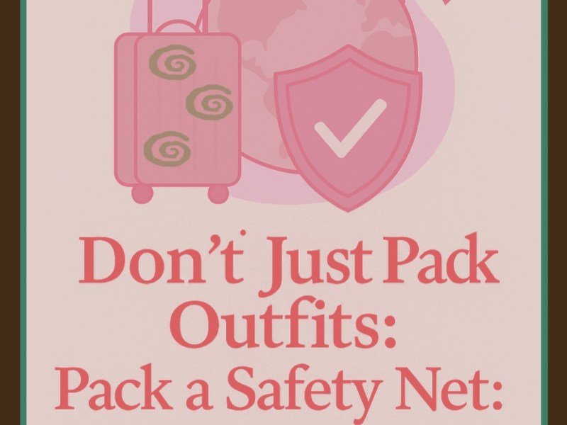 Don’t Just Pack Outfits| Pack a Safety Net: Why Travel Insurance Is The Most&nbsp;Important